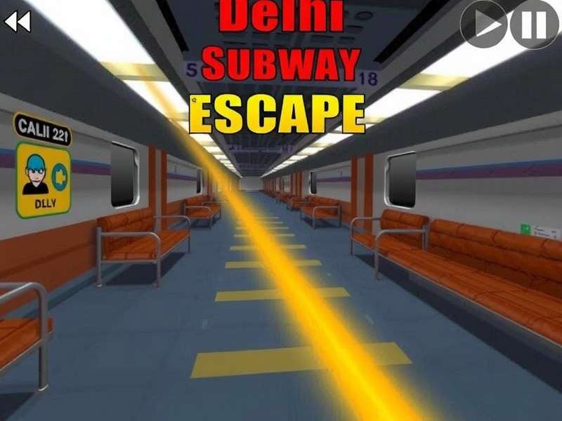 Delhi Subway Escape Game Screenshot